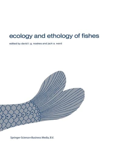 Ecology and ethology of fishes: Proceedings of the 2nd biennial symposium on the ethology and behavioral ecology of fishes, held at Normal, Ill., ... in Environmental Biology of Fishes, 1)