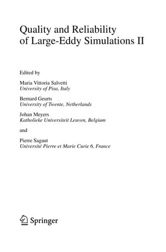 Quality and Reliability of Large-Eddy Simulations II