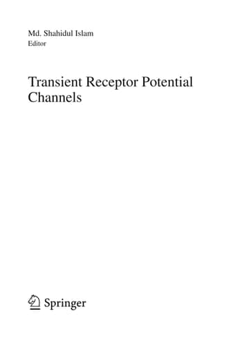 Transient Receptor Potential Channels