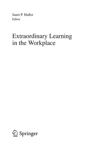 Extraordinary Learning in the Workplace