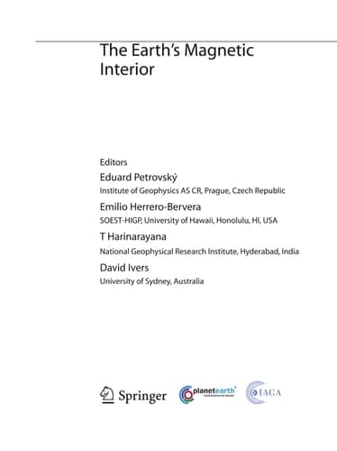 The Earth's Magnetic Interior