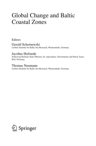 Global Change and Baltic Coastal Zones