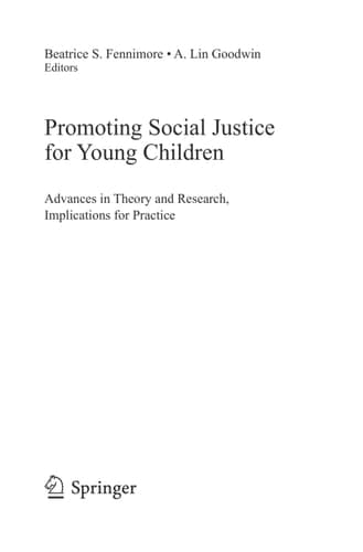 Promoting Social Justice for Young Children