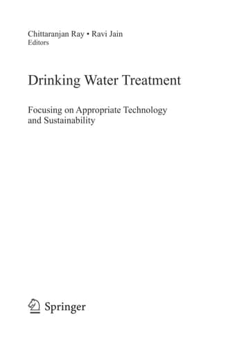 Drinking Water Treatment Focusing on Appropriate Technology and Sustainability