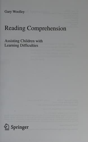 Reading Comprehension Assisting Children with Learning Difficulties