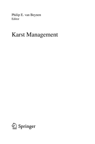 Karst Management