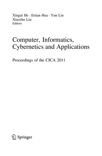 Computer, Informatics, Cybernetics and Applications Proceedings of the CICA 2011