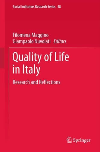 Quality of life in Italy Research and Reflections