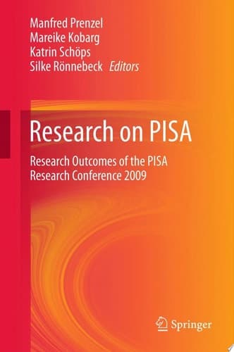 Research on PISA Research Outcomes of the PISA Research Conference 2009