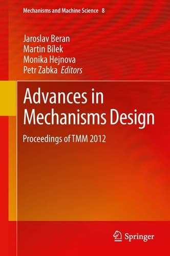 Advances in Mechanisms Design Proceedings of TMM 2012