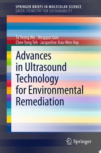 Advances in Ultrasound Technology for Environmental Remediation