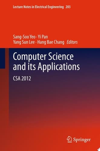 Computer Science and its Applications CSA 2012