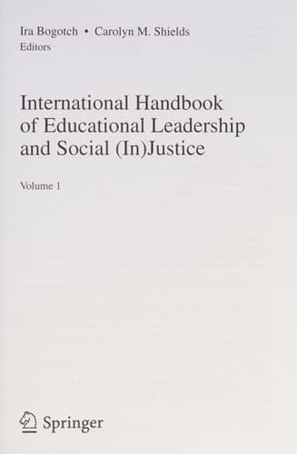International Handbook of Educational Leadership and Social (In)Justice