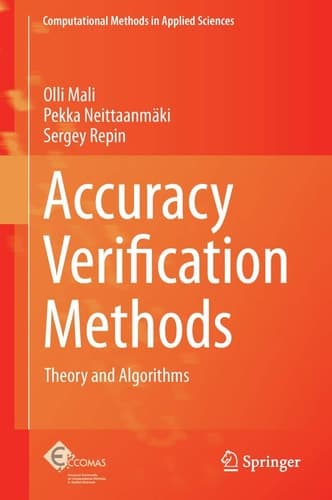 Accuracy Verification Methods Theory and Algorithms