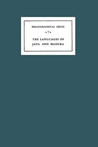 A Critical Survey of Studies on the Languages of Java and Madura Bibliographical Series 7