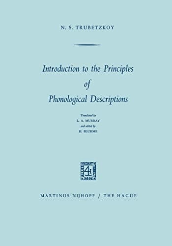 Introduction to the Principles of Phonological Descriptions