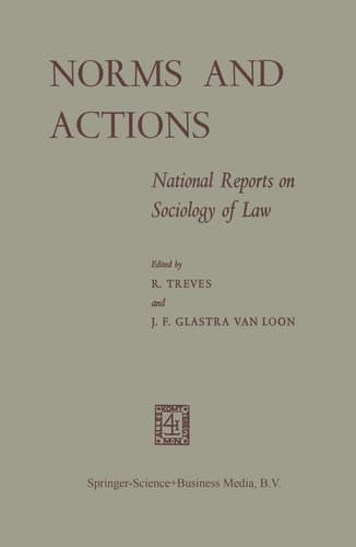 Norms and Actions National Reports on Sociology of Law