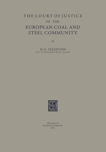 The Court of Justice of the European Coal and Steel Community