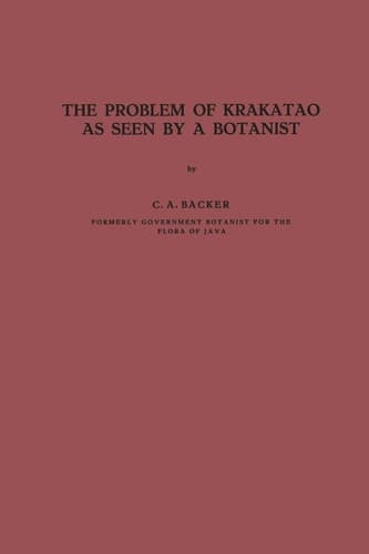 The Problem of Krakatao as Seen by a Botanist