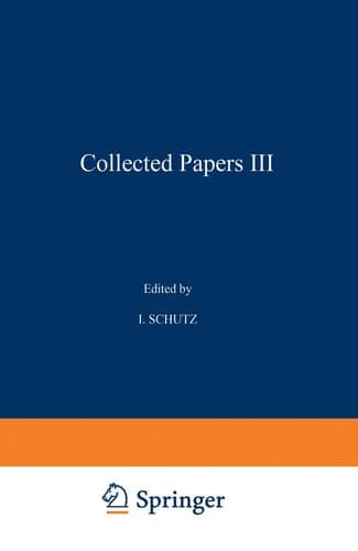 Collected Papers III Studies in Phenomenological Philosophy