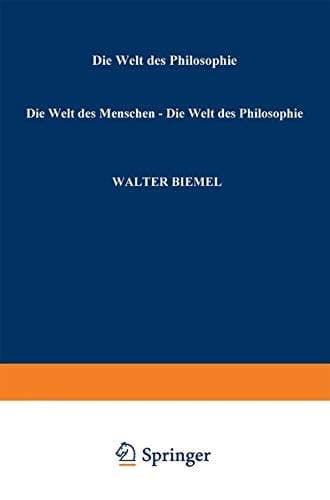 Die Welt des Menschen — Die Welt der Philosophie Festschrift für Jan Patočka