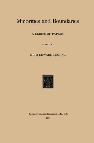 Minorities and Boundaries A Series of Papers