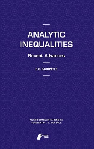 Analytic Inequalities Recent Advances