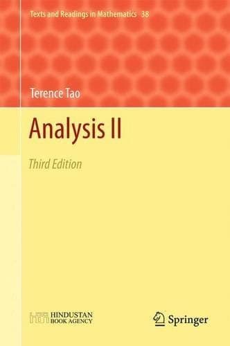 Analysis II Third Edition