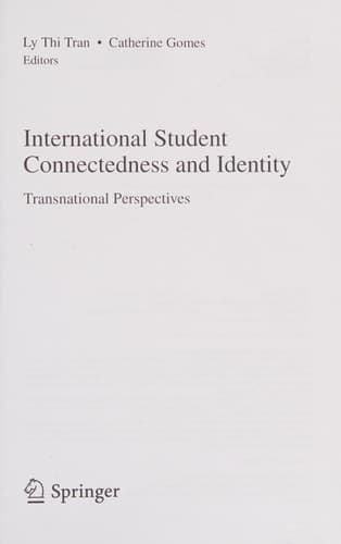 International Student Connectedness and Identity Transnational Perspectives