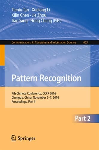 Pattern Recognition 7th Chinese Conference, CCPR 2016, Chengdu, China, November 5-7, 2016, Proceedings