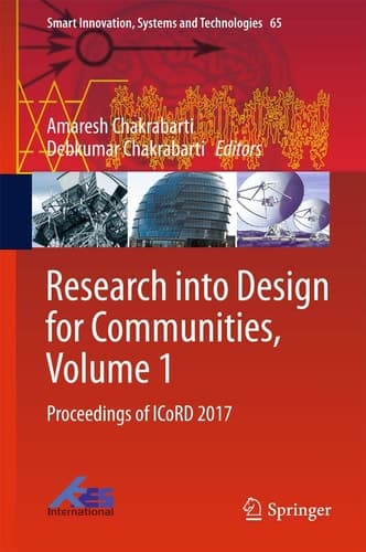 Research into Design for Communities, Volume 1 Proceedings of ICoRD 2017