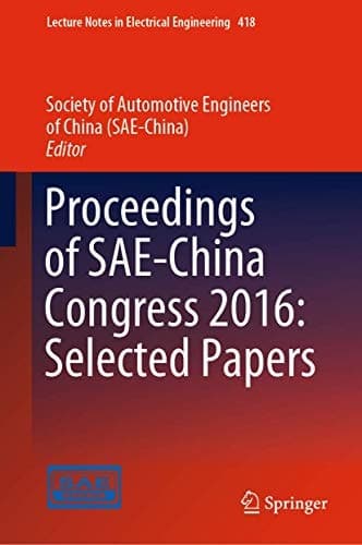 Proceedings of SAE-China Congress 2016: Selected Papers