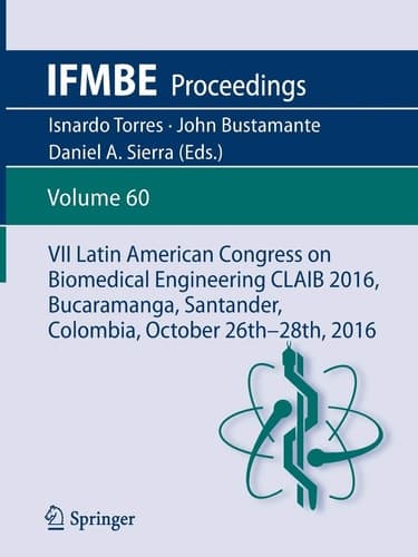 VII Latin American Congress on Biomedical Engineering CLAIB 2016, Bucaramanga, Santander, Colombia, October 26th -28th, 2016