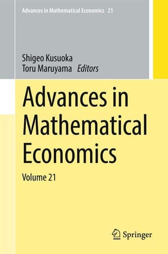 Advances in Mathematical Economics Volume 21