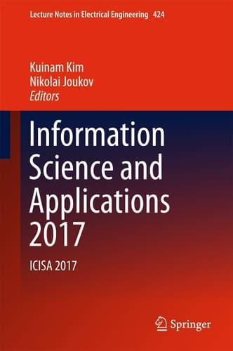 Information Science and Applications 2017 ICISA 2017