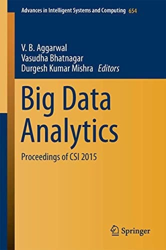 Big Data Analytics Proceedings of CSI 2015