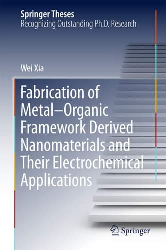 Fabrication of Metal–Organic Framework Derived Nanomaterials and Their Electrochemical Applications