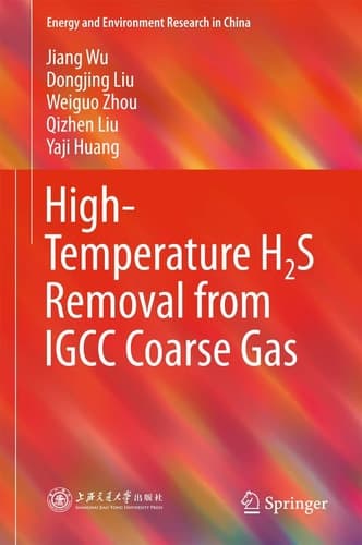 High-Temperature H2S Removal from IGCC Coarse Gas