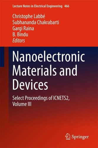 Nanoelectronic Materials and Devices Select Proceedings of ICNETS2, Volume III
