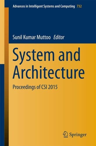 System and Architecture Proceedings of CSI 2015