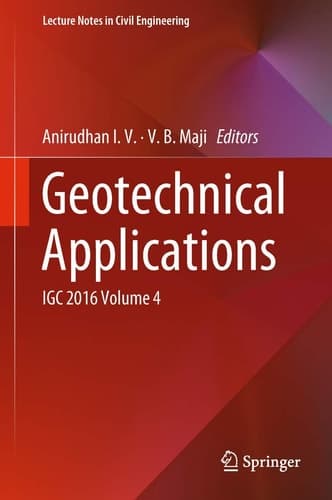 Geotechnical Applications IGC 2016 Volume 4