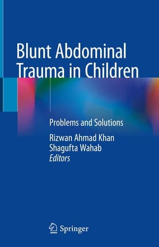 Blunt Abdominal Trauma in Children Problems and Solutions