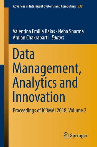 Data Management, Analytics and Innovation Proceedings of ICDMAI 2018, Volume 2