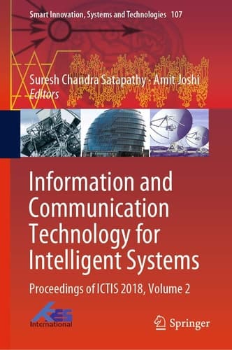 Information and Communication Technology for Intelligent Systems Proceedings of ICTIS 2018, Volume 2