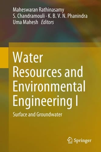 Water Resources and Environmental Engineering I Surface and Groundwater