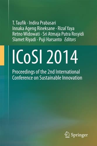 ICoSI 2014 Proceedings of the 2nd International Conference on Sustainable Innovation